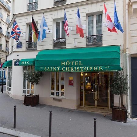 Hotel Saint Christophe Париж Екстериор снимка